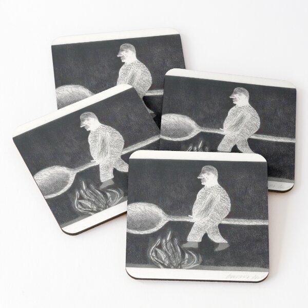 Item preview, David Hockney - Riding Around On A Cooking-Spoon - Signed Print by David Hockney undefinedr designed and sold by LILLIANSTRANGEy.
