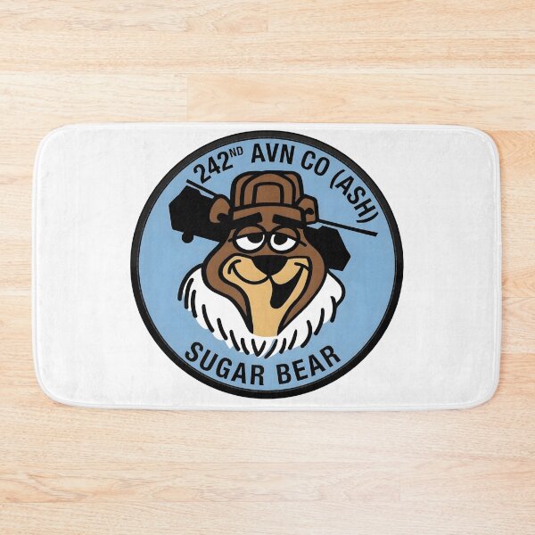 Item preview, US Army 242nd Aviation Company Sugar Bear Mascot Patch designed and sold by CharlieDesings.