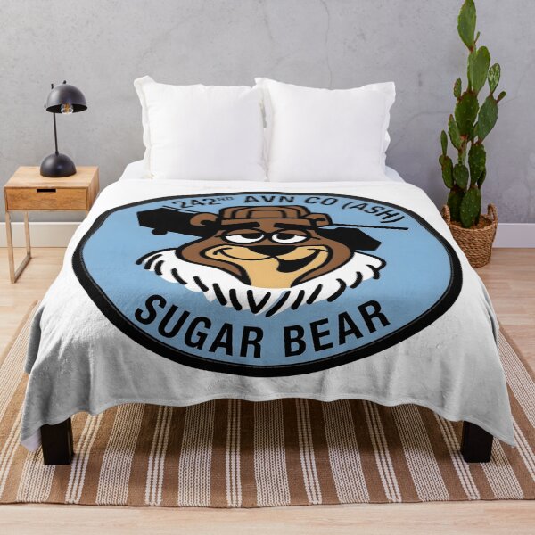 Item preview, US Army 242nd Aviation Company Sugar Bear Mascot Patch designed and sold by CharlieDesings.