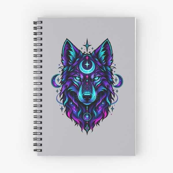 Item preview, Cosmic Wolf Spirit – Celestial Moon Guardian designed and sold by Planetporridge.