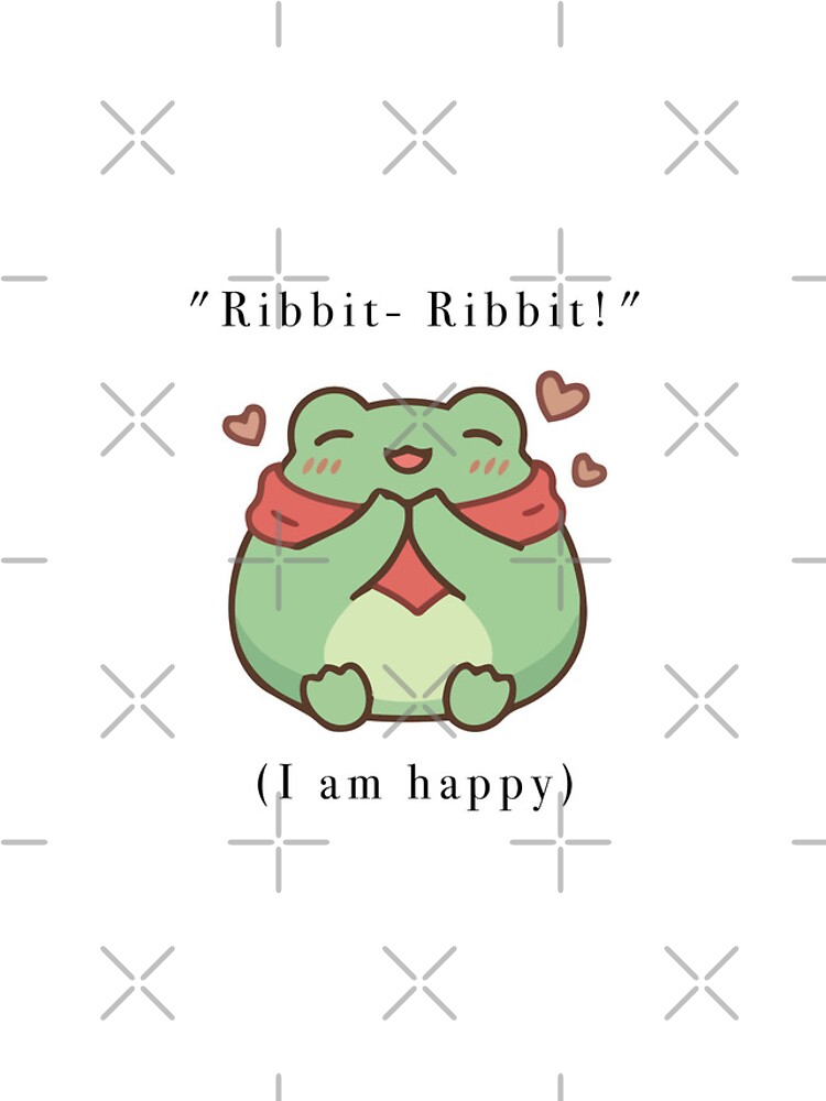 Thumbnail 4 of 4, iPhone Case, Cute Happy Frog In Scarf Ribbit Ribbit designed and sold by MossStudio.