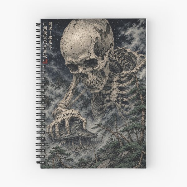 Item preview, Colossal Skeleton Gripping a Mountain Temple designed and sold by MouradStudio.