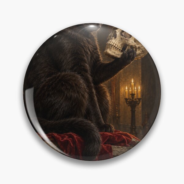 Item preview, The Cat and the Skull designed and sold by Ocelot-T.