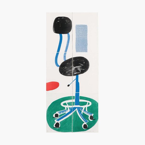 Item preview, David Hockney -  Office Chair - Signed Print by David Hockney undefinedr designed and sold by LILLIANSTRANGEy.