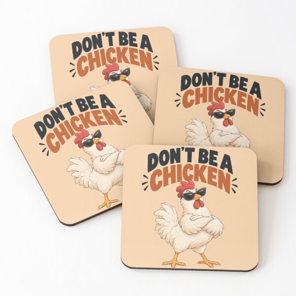 Item preview, Don’t Be a Chicken – Funny Confident Chicken designed and sold by Furflix.