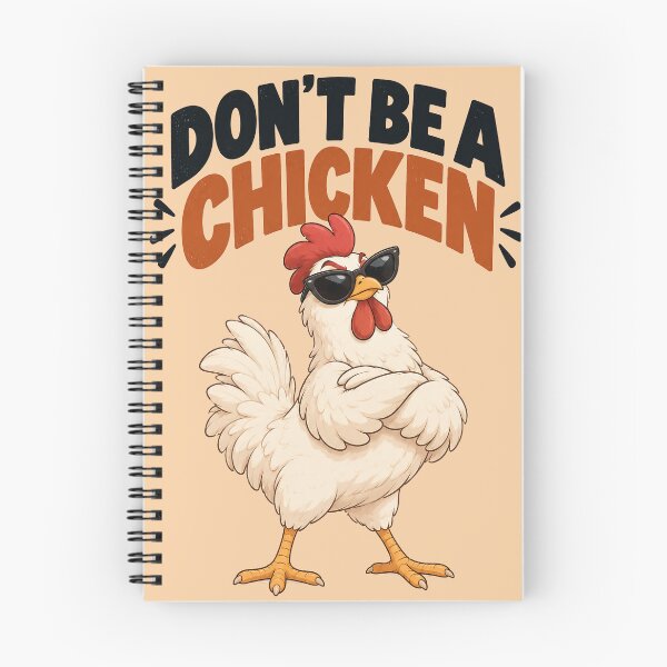 Item preview, Don’t Be a Chicken – Funny Confident Chicken designed and sold by Furflix.