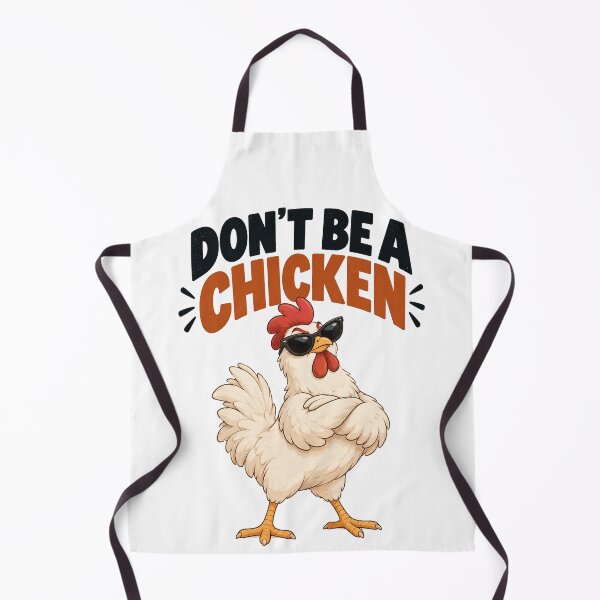 Item preview, Don’t Be a Chicken – Funny Confident Chicken designed and sold by Furflix.