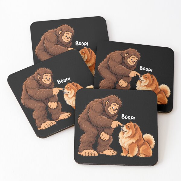 Item preview, Bigfoot and Chow Chow Boop Fun Design Sasquatch designed and sold by rafaeltto.