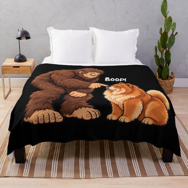 Item preview, Bigfoot and Chow Chow Boop Fun Design Sasquatch designed and sold by rafaeltto.