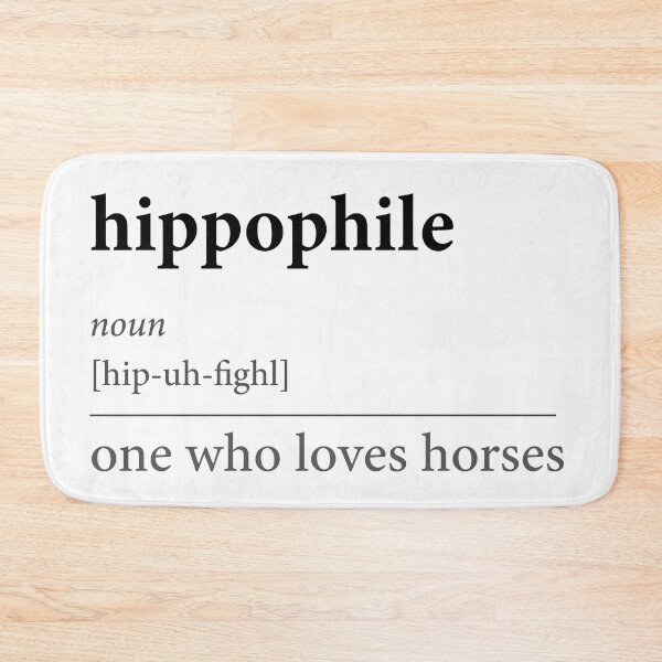 Item preview, Hippophile - one who loves horses designed and sold by Linda Louw.