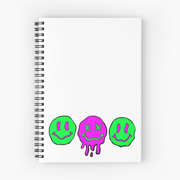 Item preview, Trippy Melting Smiley Faces designed and sold by KayCozyStickers.
