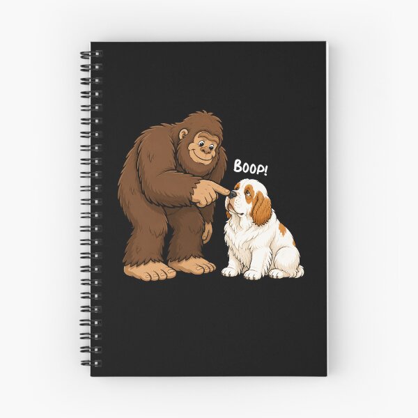 Item preview, Bigfoot and Clumber Spaniel Boop Fun Design Sasquatch designed and sold by rafaeltto.