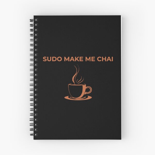 Item preview, SUDO MAKE ME CHAI designed and sold by ChaiAndInkCo.