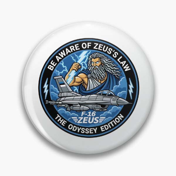 Item preview, Hellenic Air Force F-16 Zeus Demo Team The Odyssey Edition Patch designed and sold by CharlieDesings.