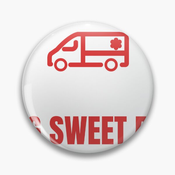 Item preview, Rig Sweet Rig - Funny Ambulance Paramedic EMT Sticker designed and sold by LMSquare.