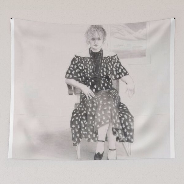 Item preview, David Hockney -  Celia,  Melrose Avenue, Hollywood - Signed Print by David Hockney undefinedr designed and sold by LILLIANSTRANGEy.