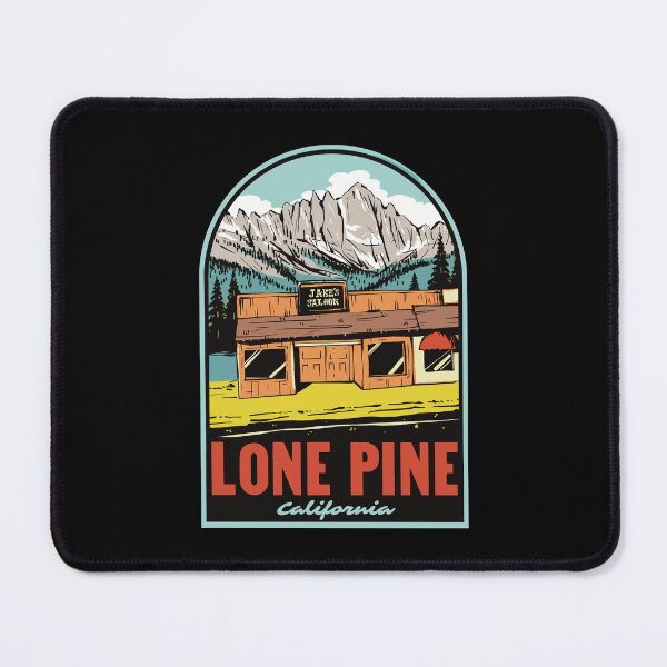 Item preview, Lone Pine California Vintage Mountain Travel Badge designed and sold by HalpinDesign.