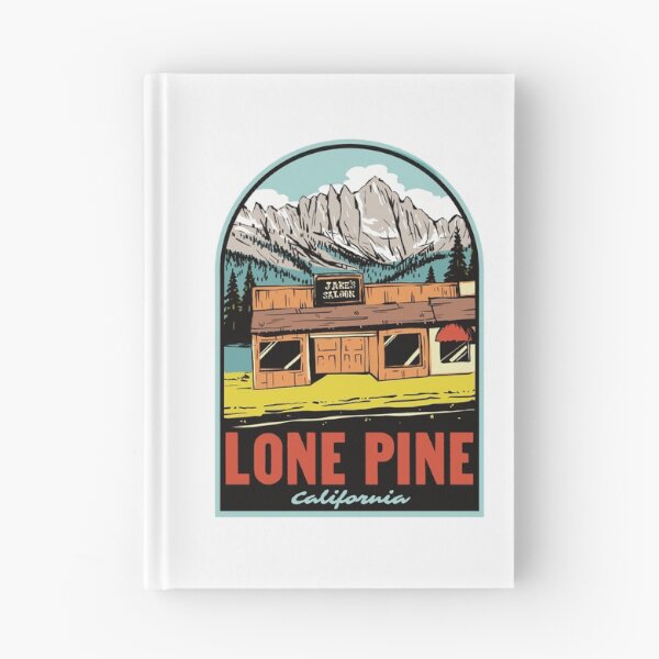 Item preview, Lone Pine California Vintage Mountain Travel Badge designed and sold by HalpinDesign.