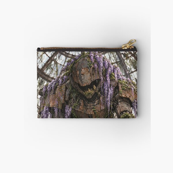 Item preview, Abandoned Mech Beneath Cascading Wisteria designed and sold by MouradStudio.
