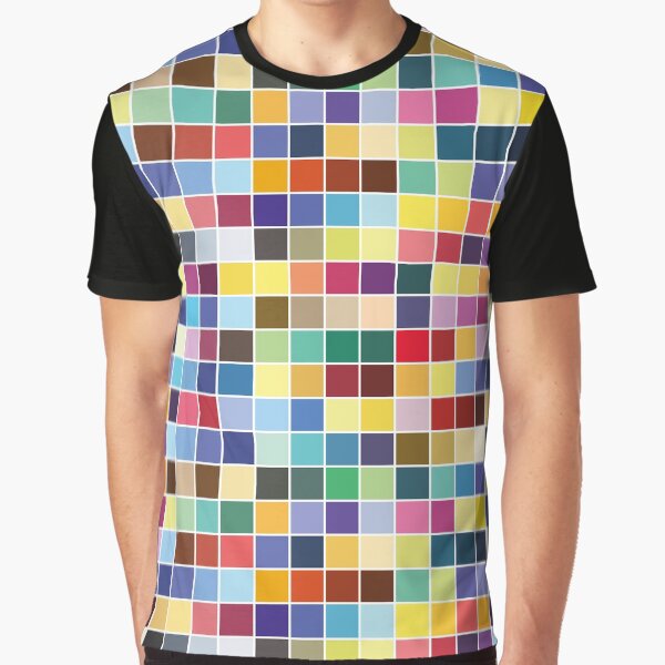 Paleta de colores Pantone - Patrón Camiseta gráfica