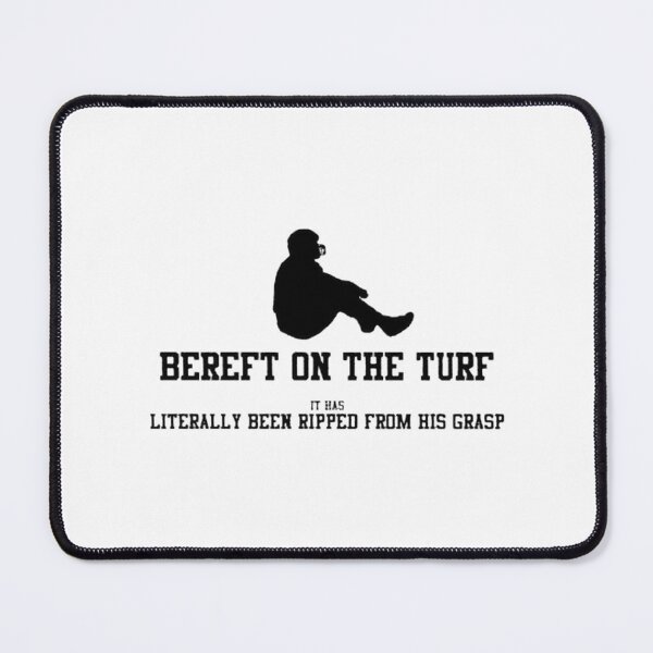 Item preview, Bereft on the Turf - Emotional Sports Inspired Graphic Design designed and sold by hannieYAH.