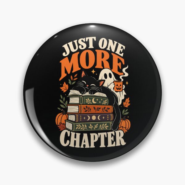 Item preview, Just One More Chapter Spooky Black Cat Book Lover designed and sold by Ridaelb.