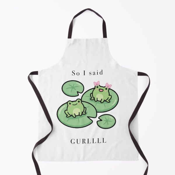 Item preview, Cute Frogs On Lily Pads So I Said GURLLLL designed and sold by Cozy Moss Studio.