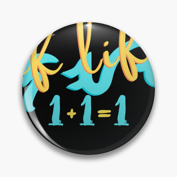Item preview, The law of life 1+1=1 funny design designed and sold by VividEclipse.