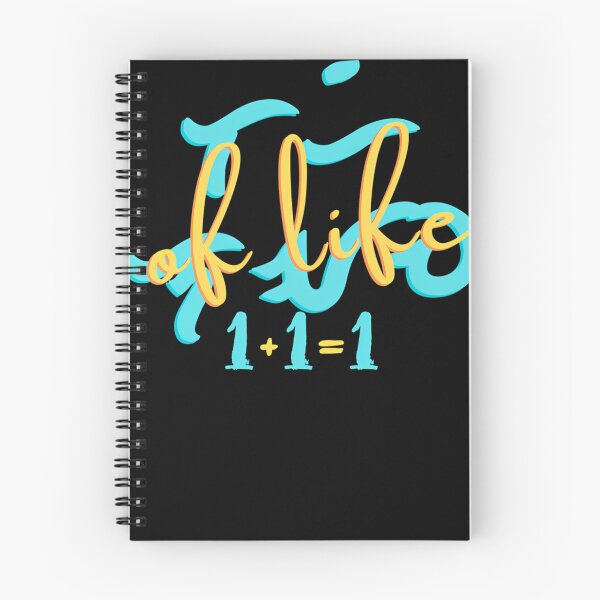 Item preview, The law of life 1+1=1 funny design designed and sold by VividEclipse.