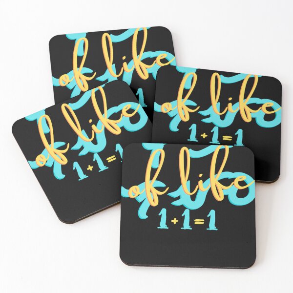 Item preview, The law of life 1+1=1 funny design designed and sold by VividEclipse.