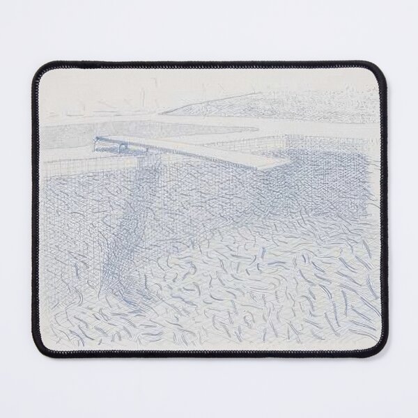 Item preview, David Hockney - Lithographic Water Made Of Lines - Signed Print by David Hockney undefinedr designed and sold by LILLIANSTRANGEy.
