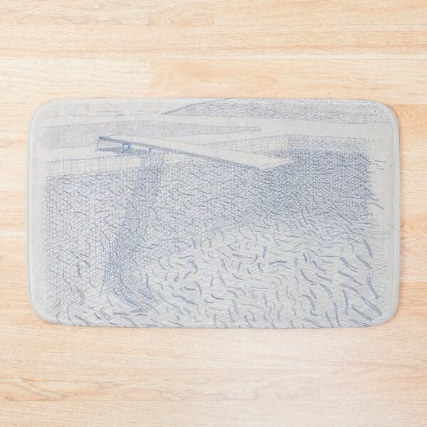 Item preview, David Hockney -  Lithographic Water Made Of Lines - Signed Print by David Hockney undefinedr designed and sold by LILLIANSTRANGEy.