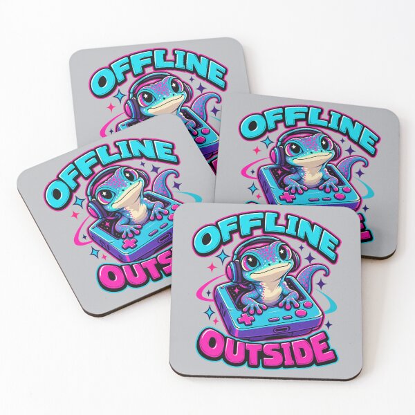 Item preview, Offline Outside – Cosmic Gecko Gaming designed and sold by Planetporridge.