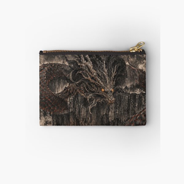 Item preview, Black Dragon Coiled Above a Lava Chasm designed and sold by MouradStudio.