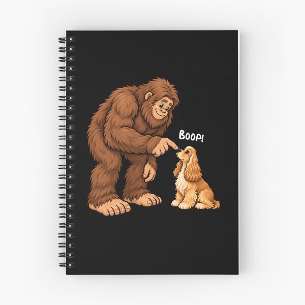 Item preview, Bigfoot and Cocker Spaniel Boop Fun Design Sasquatch designed and sold by rafaeltto.