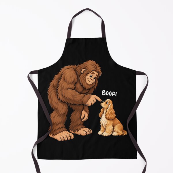 Item preview, Bigfoot and Cocker Spaniel Boop Fun Design Sasquatch designed and sold by rafaeltto.