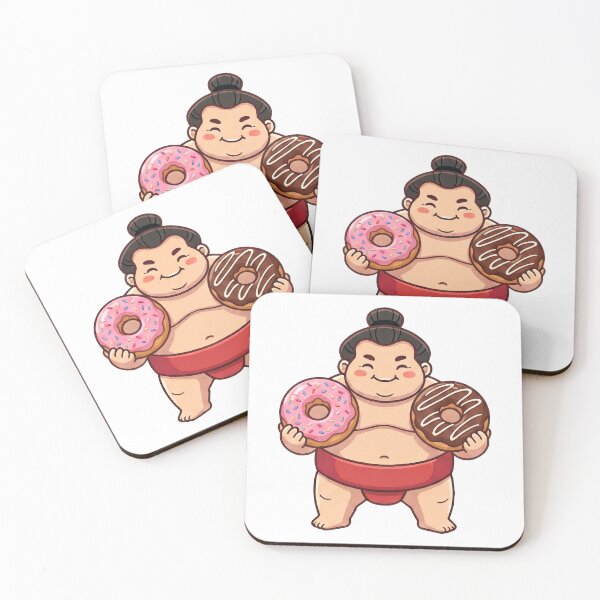 Item preview, Simple and Cute Sumo Logo - Donuts designed and sold by Studio-MiMi.