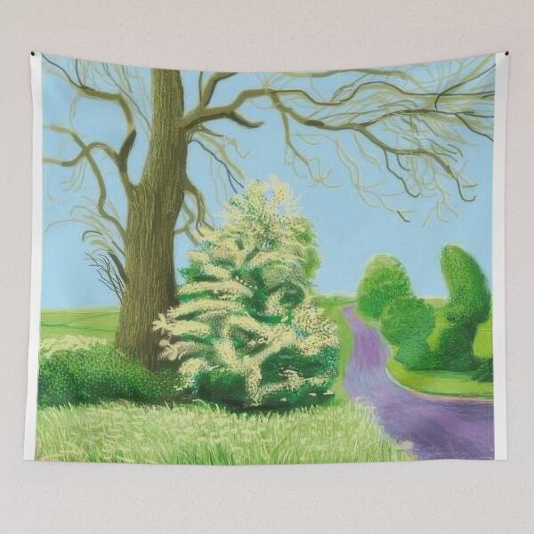Item preview, David Hockney -  The Arrival Of Spring In Woldgate, East Yorkshire In  (twenty eleven) -  May - Signed Print by David Hockney undefinedr designed and sold by LILLIANSTRANGEy.