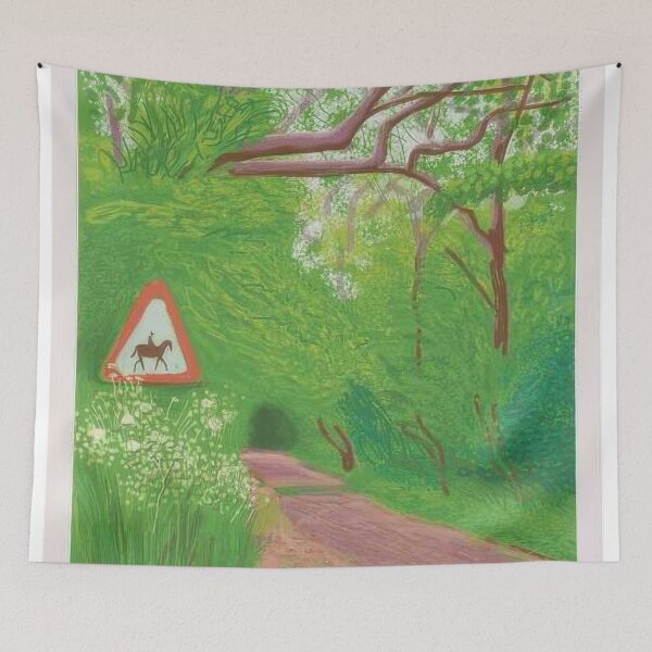 Item preview, David Hockney -  The Arrival Of Spring In Woldgate, East Yorkshire In  (twenty eleven) -  May - Signed Print by David Hockney undefinedr designed and sold by LILLIANSTRANGEy.