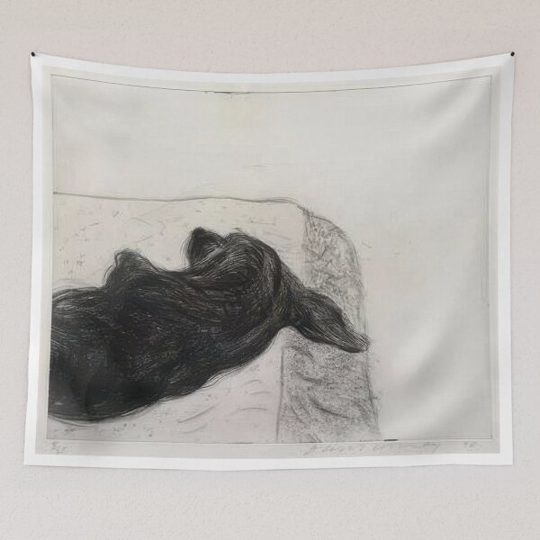 Item preview, David Hockney -  Dog Etching No.  - Signed Print by David Hockney undefinedr designed and sold by LILLIANSTRANGEy.
