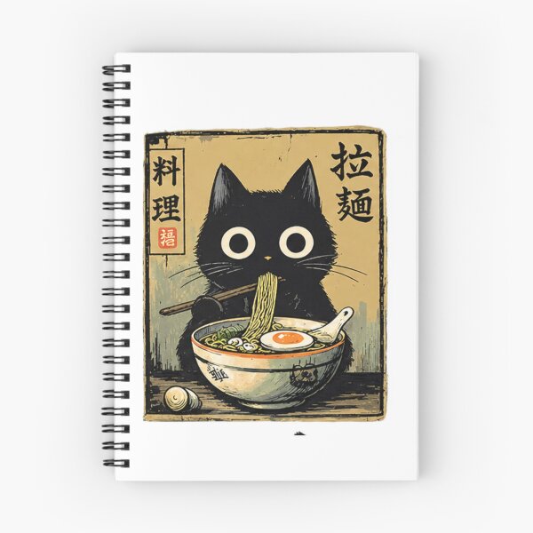 Item preview, Black cat ramen designed and sold by vitrar.