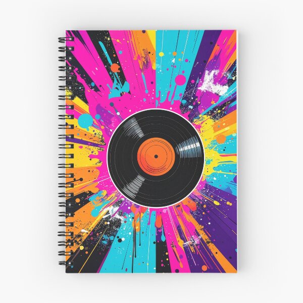 Item preview, Neon Vinyl Explosion designed and sold by dj-illustration.