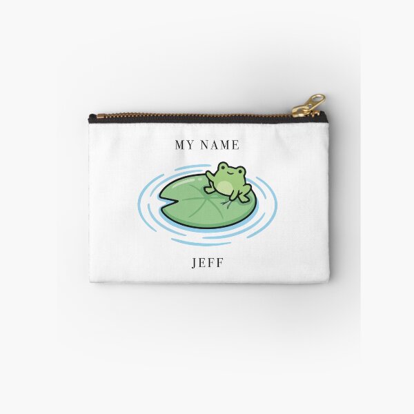 Item preview, Cute Frog My Name Is Jeff Lilypad designed and sold by Cozy Moss Studio.