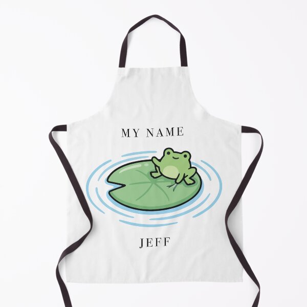 Item preview, Cute Frog My Name Is Jeff Lilypad designed and sold by Cozy Moss Studio.