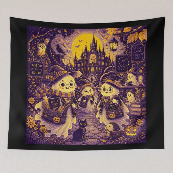 Item preview, Magical Ghosts' First Day at School designed and sold by Shelley Loewnau-Jones Studio.