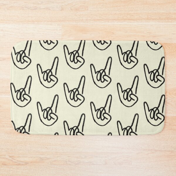 Item preview, Rock On Hand Gesture Minimalist Line Art Drawing designed and sold by AliAltinelArt.