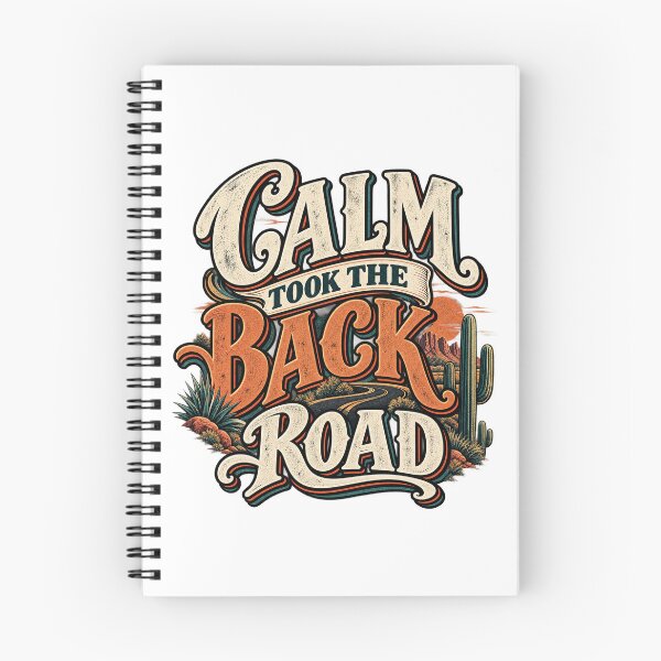 Item preview, Calm Took The Back Road – Vintage Mental Health Humor designed and sold by FZ Studio .