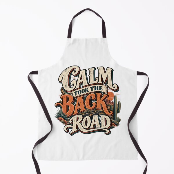 Item preview, Calm Took The Back Road – Vintage Mental Health Humor designed and sold by FZ Studio .