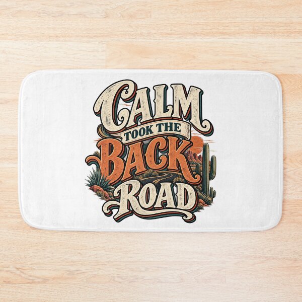 Item preview, Calm Took The Back Road – Vintage Mental Health Humor designed and sold by FZ Studio .
