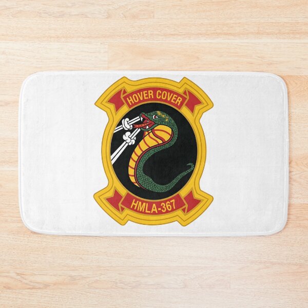 Item preview, US Marine Corps HMLA-367 Scarface Insignia Patch designed and sold by CharlieDesings.
